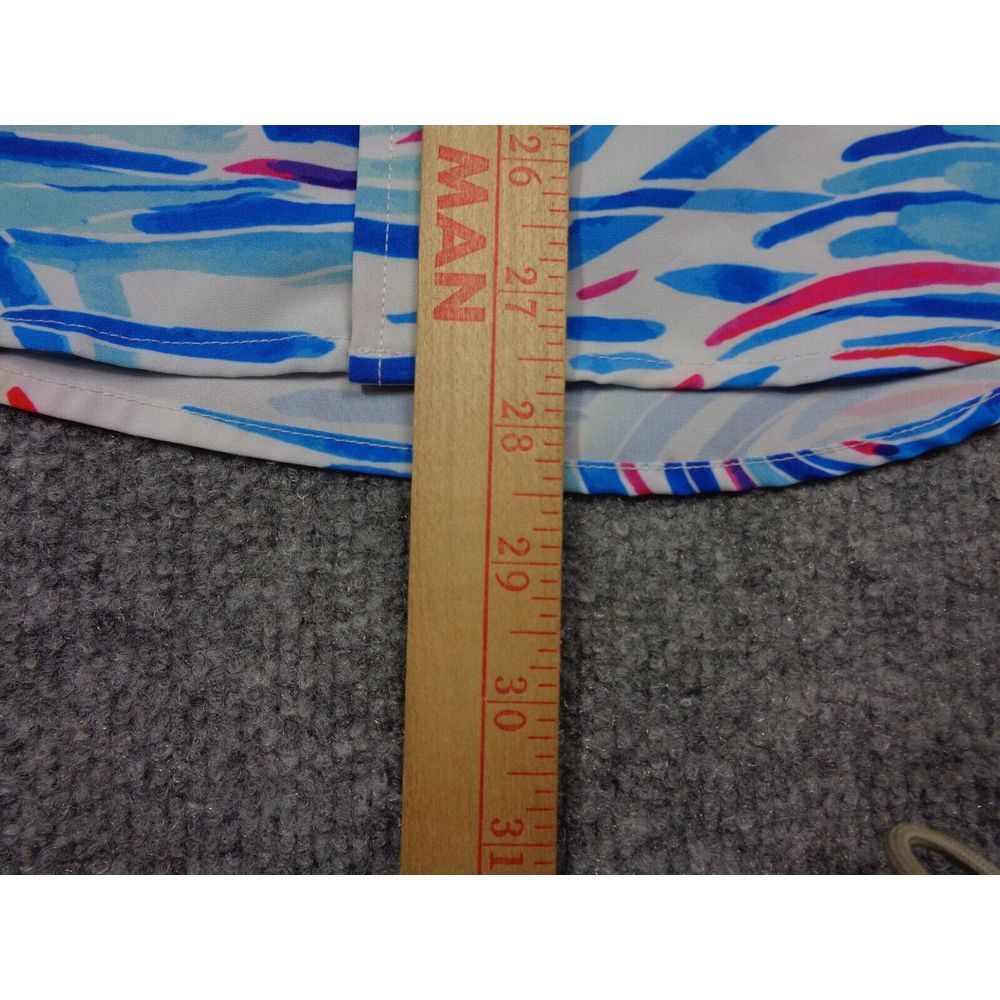 RSVLTS Shirt Mens S Blue Waves Surfer Sunset Hawaiian Dare Mighty Things - Picture 12 of 12